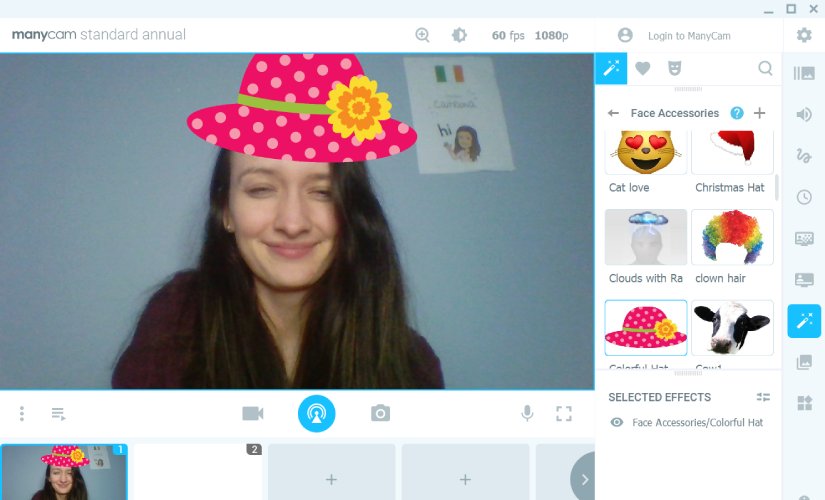Virtual Accessories for Webcam