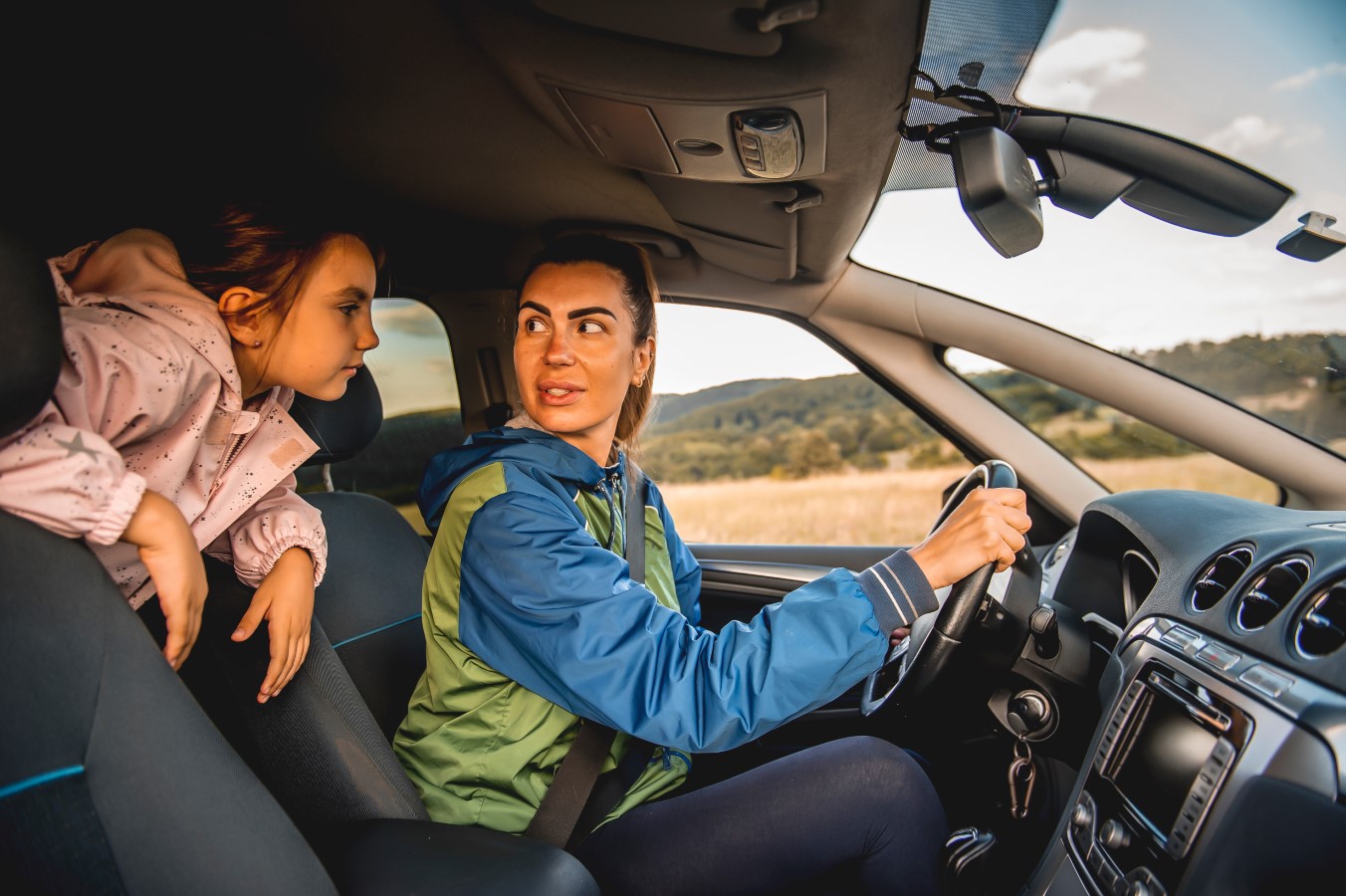 mother driving