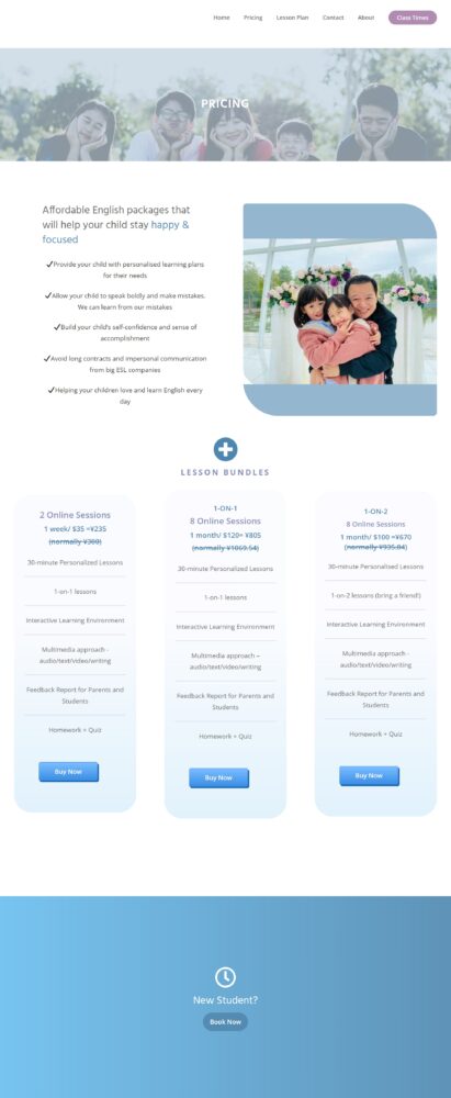 online teaching website example 2 2