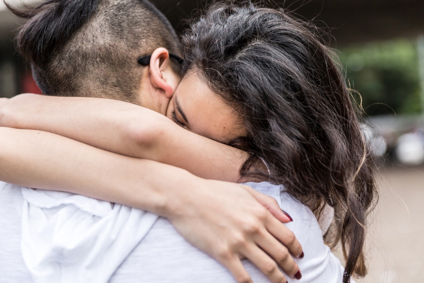 people hugging