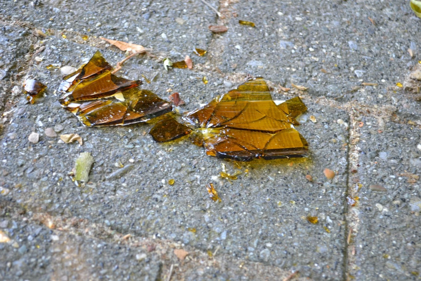 broken glass