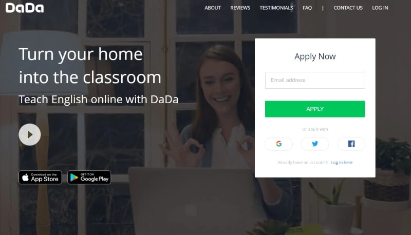 Dada Signup