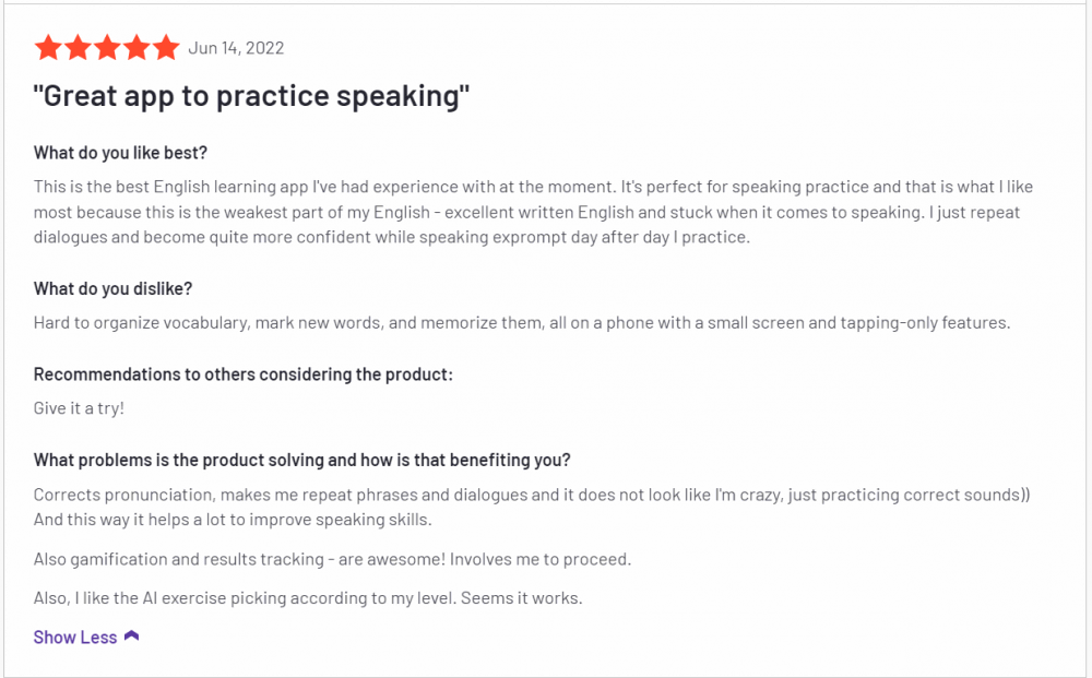 elsa speak reviews 1