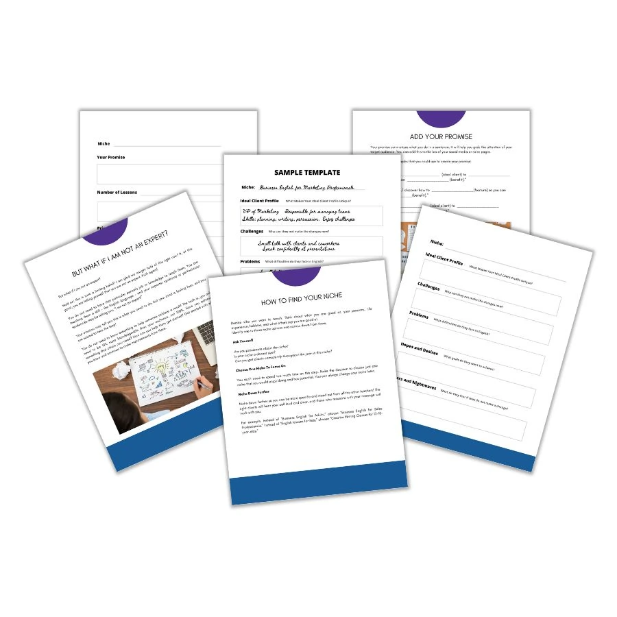 find your niche template