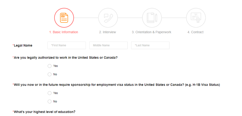 Gogokid Application Process