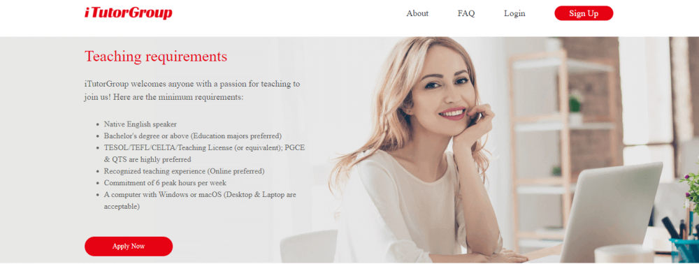 iTutorgroup Teaching Requirements