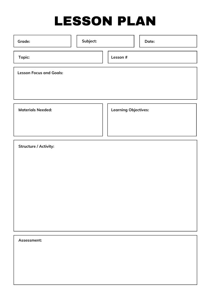 lesson plan 1