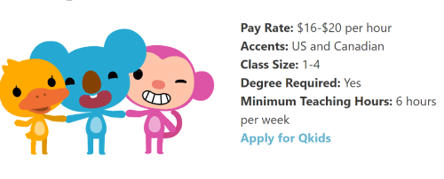 Qkids List of Requirements