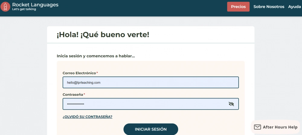 Rocket Languages Sign Up