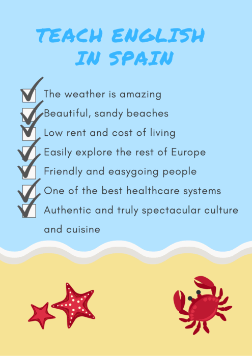 Teach English in Spain Pros