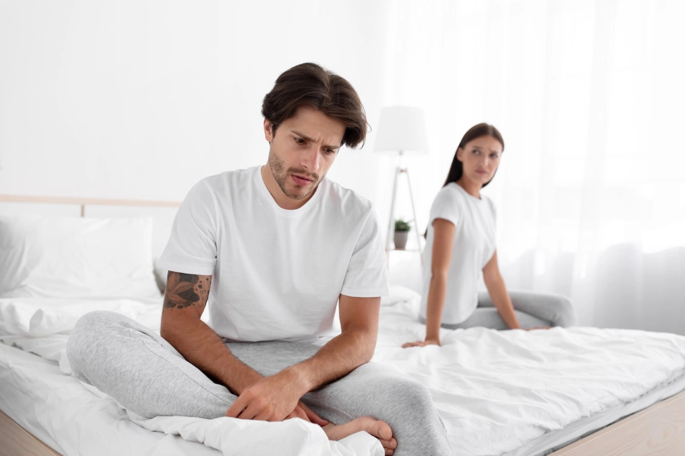 upset man thinking deeply